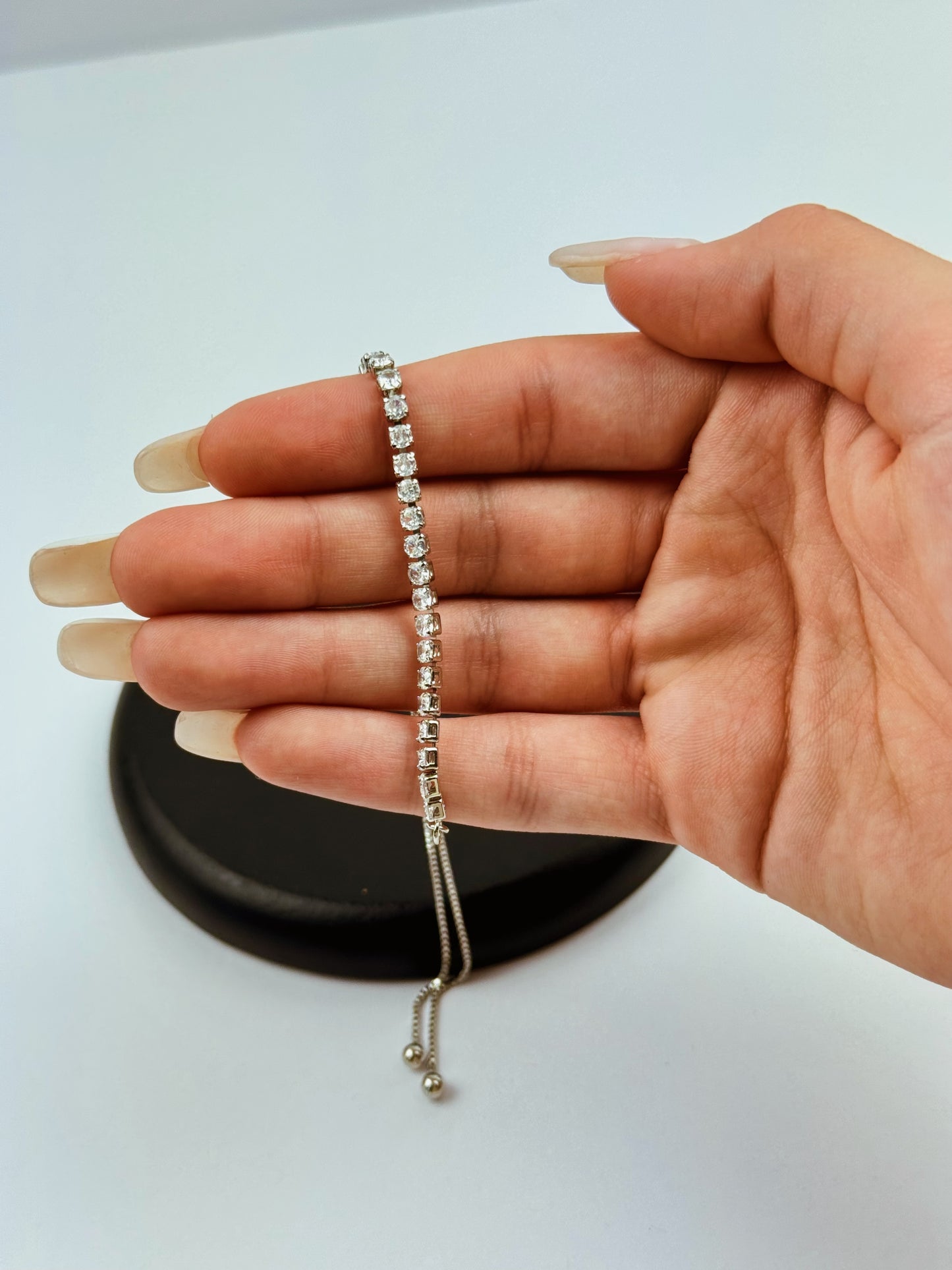 Ines Adjustable Tennis Bracelet