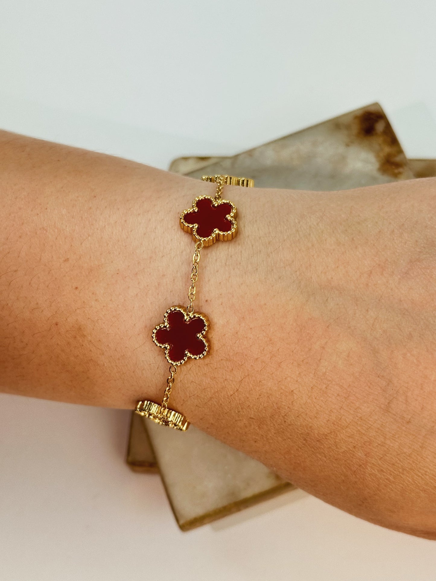 Red Clover Bracelet
