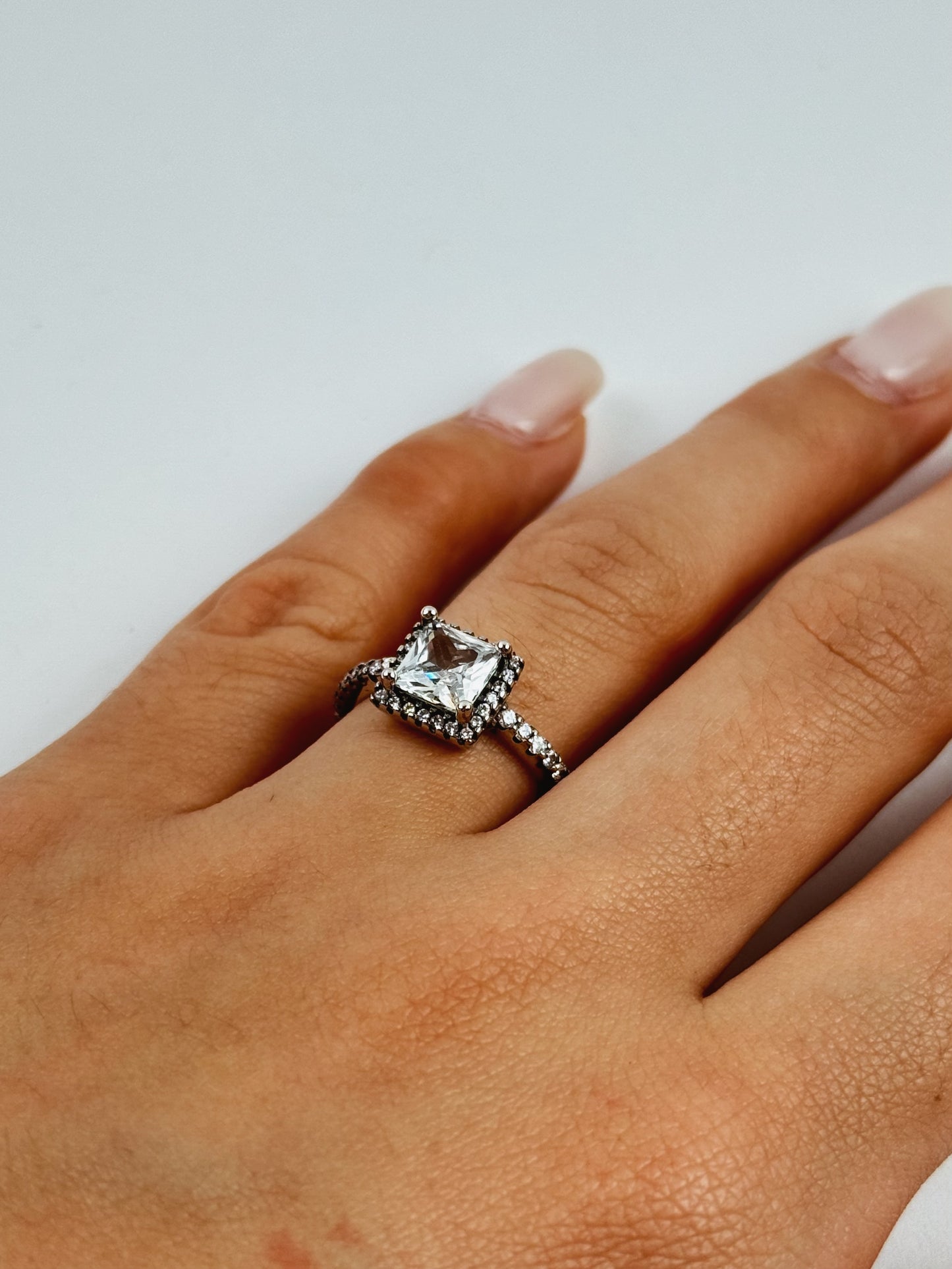 Crystal Square Ring