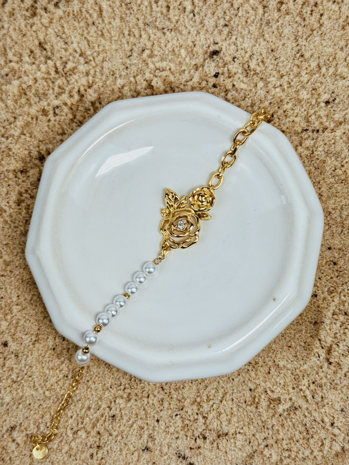 Rosé Pearl Bracelet