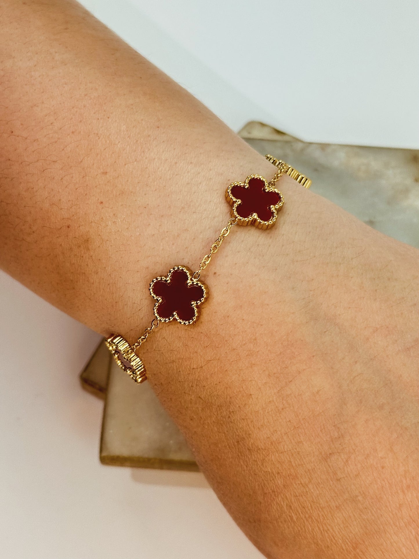 Red Clover Bracelet