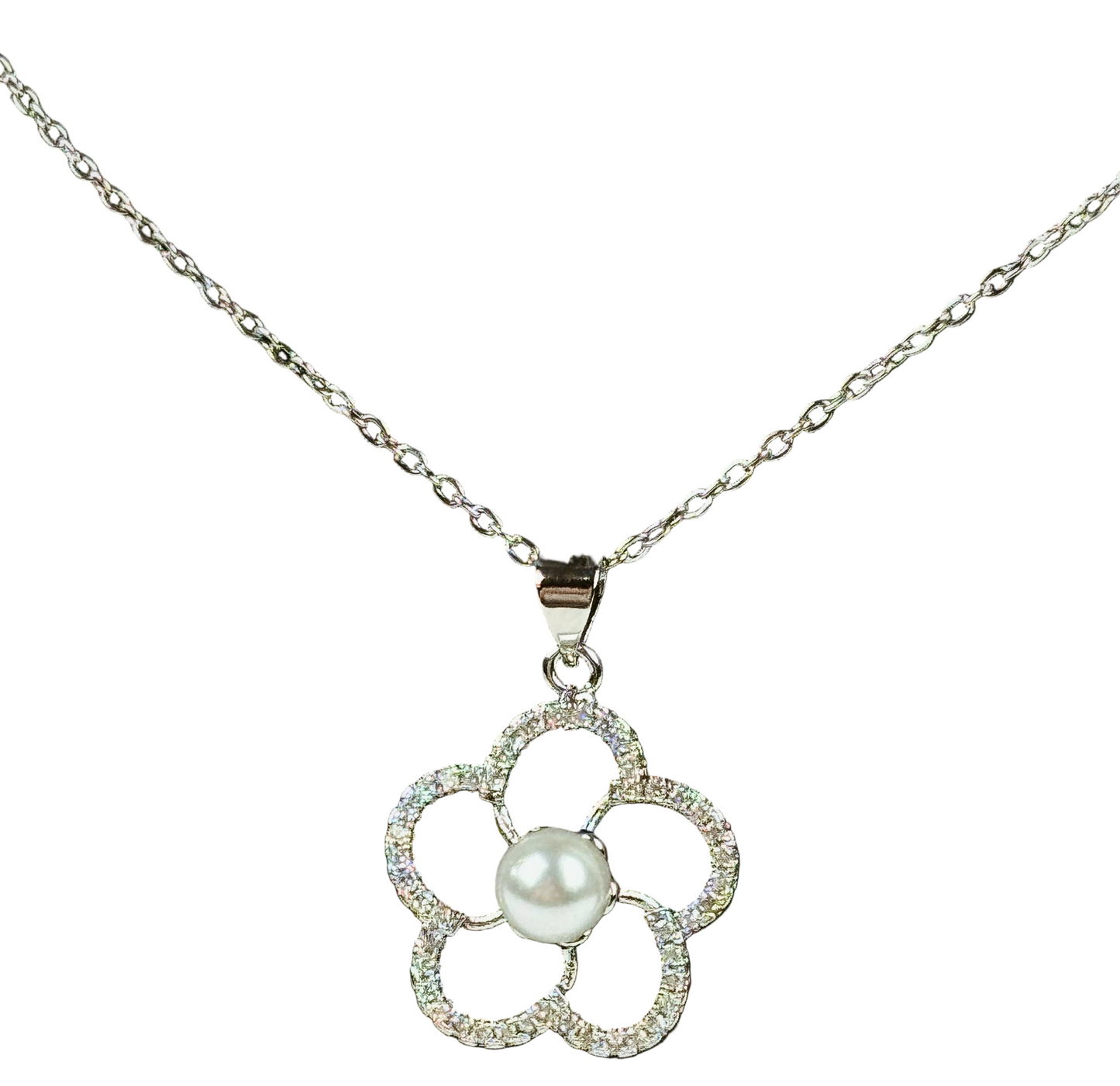 Flower Pearl Necklace