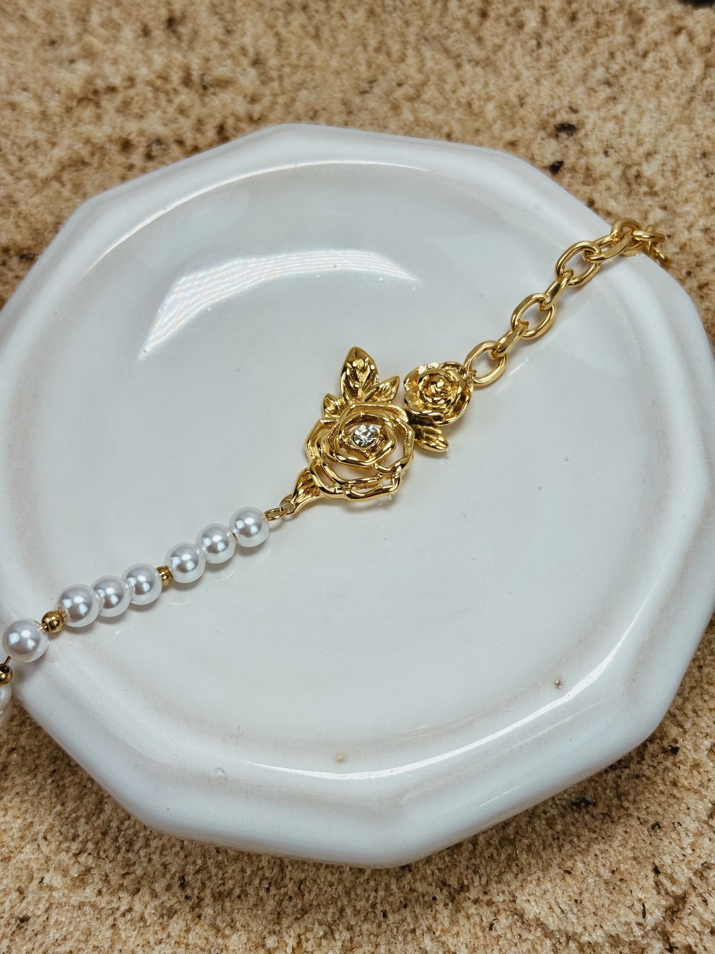 Rosé Pearl Bracelet