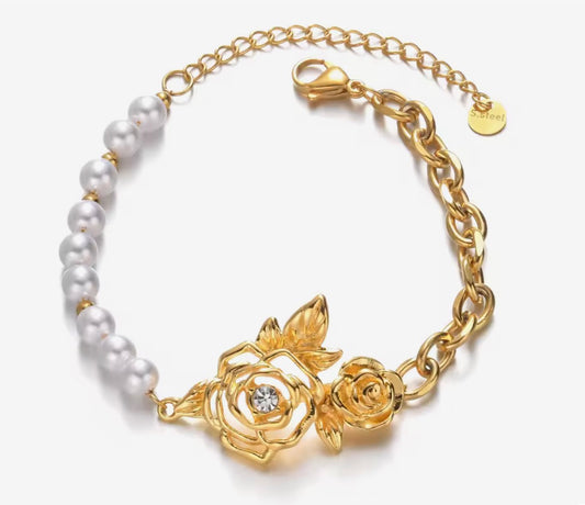 Rosé Pearl Bracelet