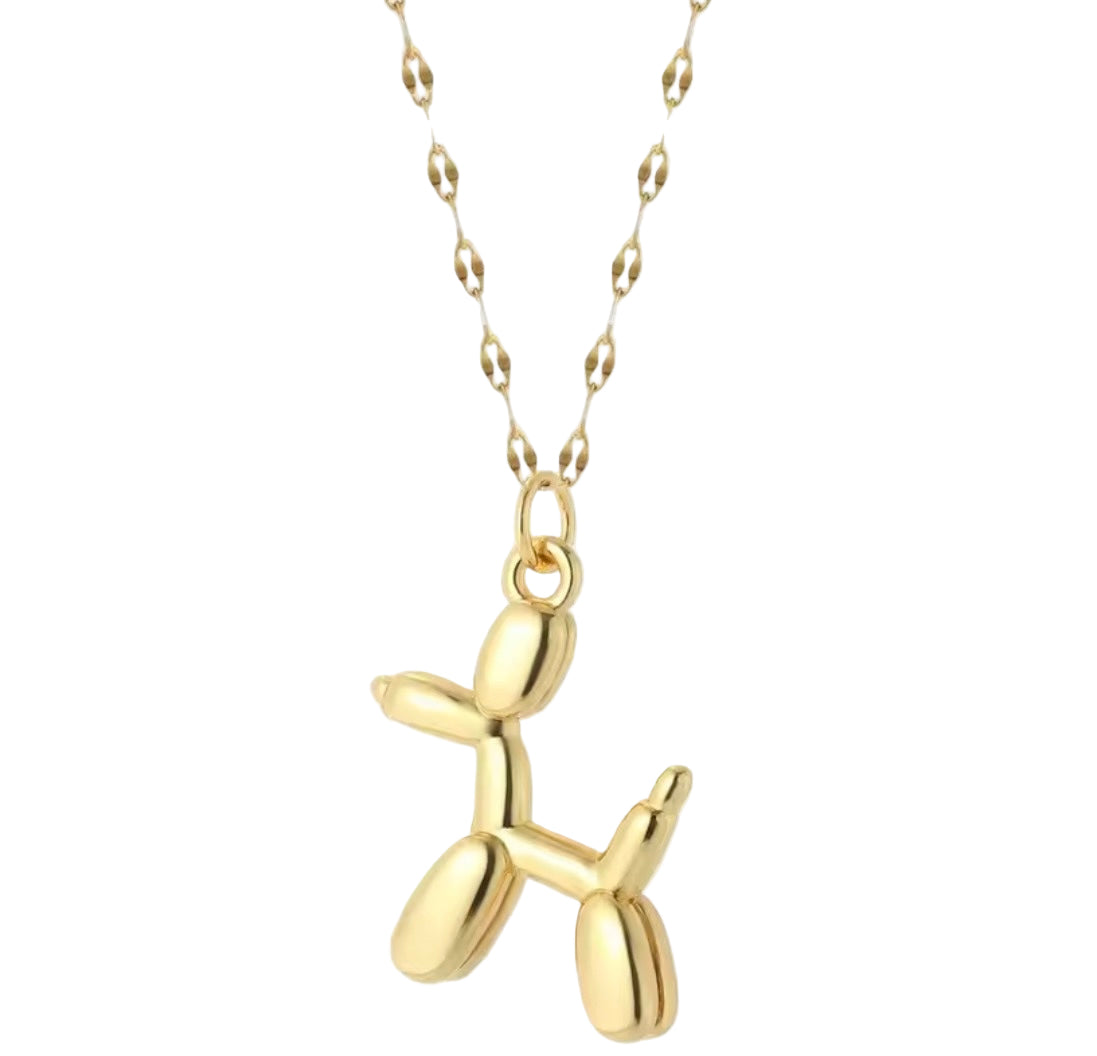 Balloon Pup Necklace
