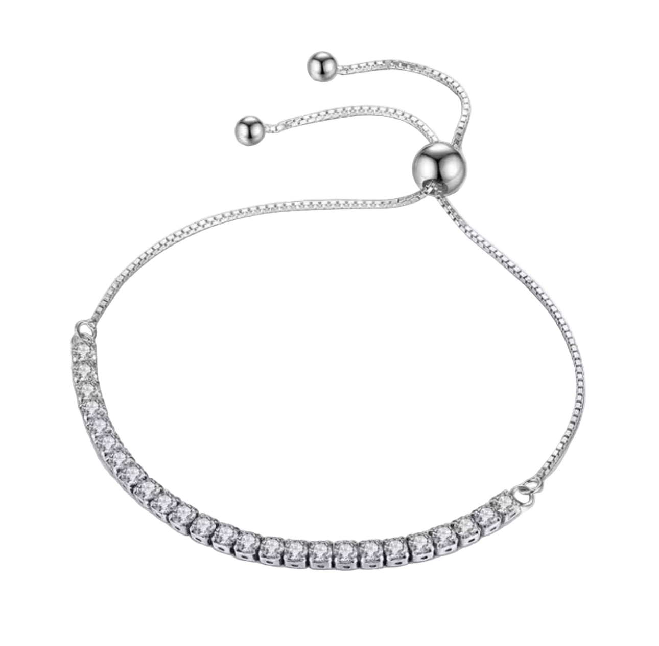 Ines Adjustable Tennis Bracelet